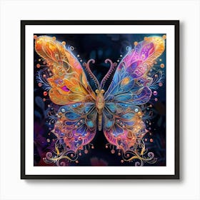 Butterfly Painting 1 Art Print