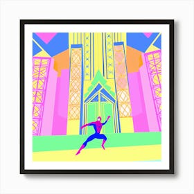 Spider-Man In The City Art Print