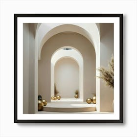 Arched Hallway 15 Art Print