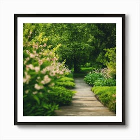 Path In The Garden Art Print