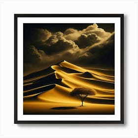 Sand Dunes 19 Art Print