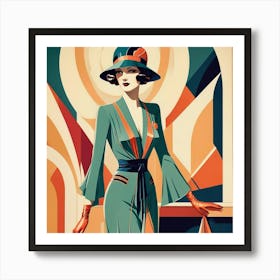 Art Deco 7 Art Print