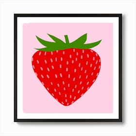 Cute Strawberry Art Print