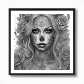 Day Of The Dead Girl Art Print