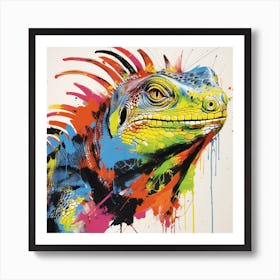 Iguana Art Print