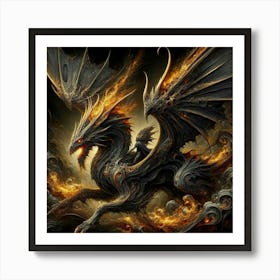 Dragon Fire 1 Art Print