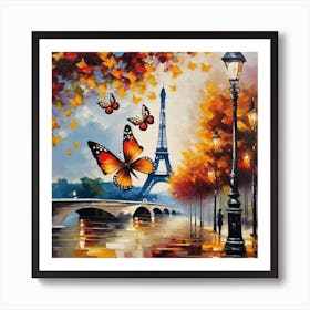 Paris Eiffel Tower 98 Art Print