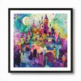 Disney Castle Art Print