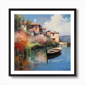 Monet's Mirage: Italian Impressions Art Print