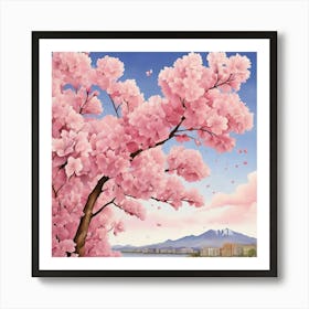 Cherry Blossoms Art Print 1 Art Print