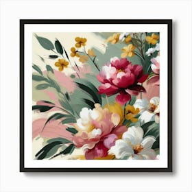 Flowers Painting Art Print