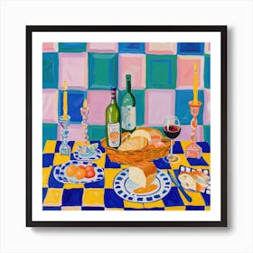 La Bottega Del Piacere Trattoria Italian Food Kitchen Art Print