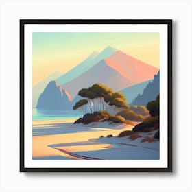 Abstract Landscape Painting 8 Art Print