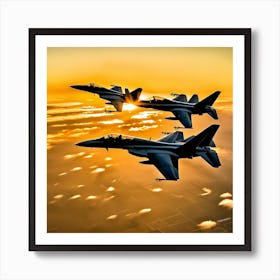 Eagles In Flight Art Print