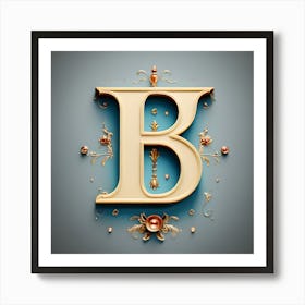 Letter B Art Print
