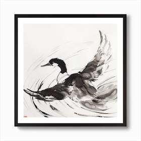 Chinese Ink Painting Art Print