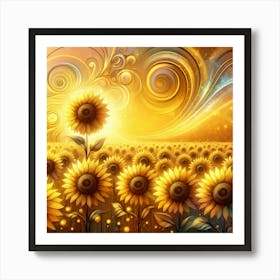 Sunflowers Art Print