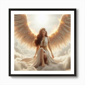 Angel Stock Videos & Royalty-Free Footage 1 Art Print