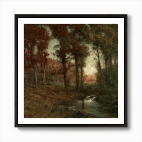 Stream In The Woods 3 Art Print