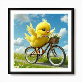 Leonardo Phoenix 10 A Bright Yellow Chick With Soft Fluffy Fea 3 Affiche