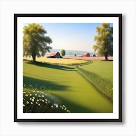 Landscape Painting 80 Art Print