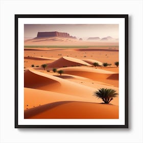 Desert Landscape 45 Art Print