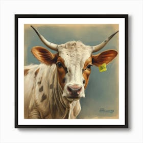 Longhorn Art Print