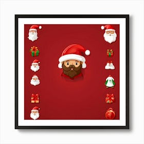 Decorative Style Holiday Set Tradition Traditional Bubo Wear Festive Icon Season Clothing (25) Art Print