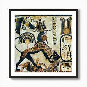 Egyptian Painting 25 Art Print