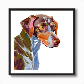 German Shorthaired Pointer 04 Art Print