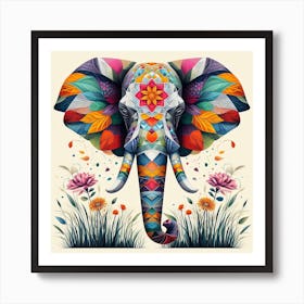 Elphant Meditatiion Art Print