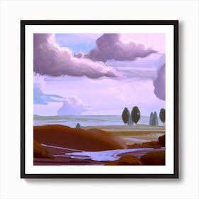 Landscape Painting Art Print