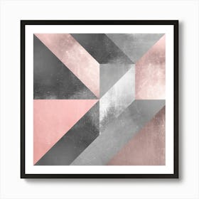 Marble And Pink 3 Art Print