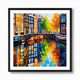 Amsterdam Canal 13 Art Print