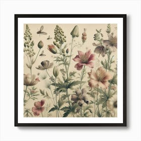 Wild Flowers Art Print