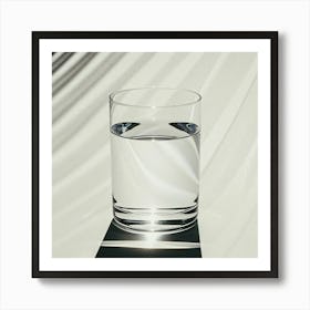 Glass Of Water 3 Art Print