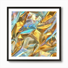 Holographic Foil Background 1 Art Print