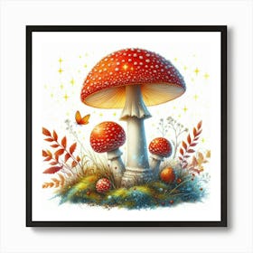 Fly agaric 1 Art Print