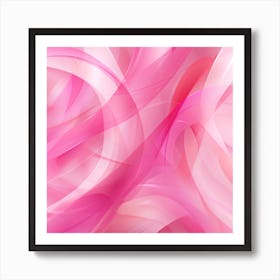 Abstract Pink Background Art Print