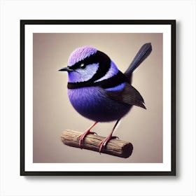 Bird On A Branch 9 Art Print