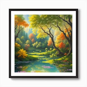 Lily Pond Art Print