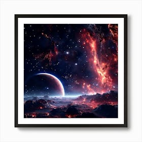 Space Wallpapers Art Print