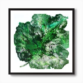 Green leaf 2 Art Print