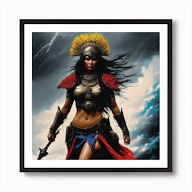 warrior queen Art Print