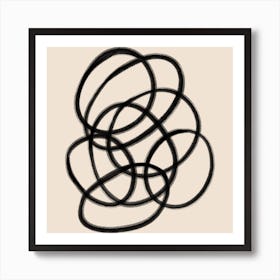 Connection Square Art Print