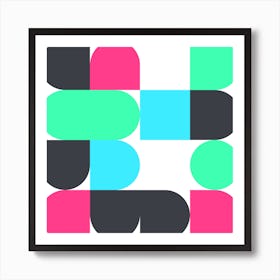 Geometric Shapes 6 Art Print