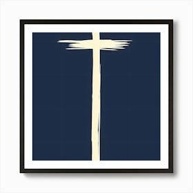 Cross Painting 1 Art Print