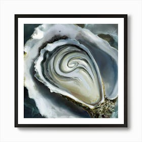 Oyster Shell 2 Art Print