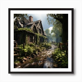 Witcher inspired environment concept Art Print