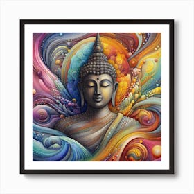 Buddha Painting 4 Art Print